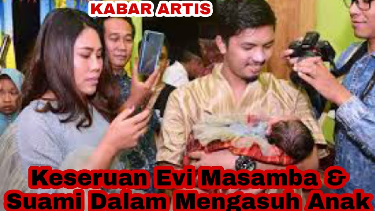 Keseruan EVI MASAMBA & SUAMI Dalam Mengasuh Buah Hati