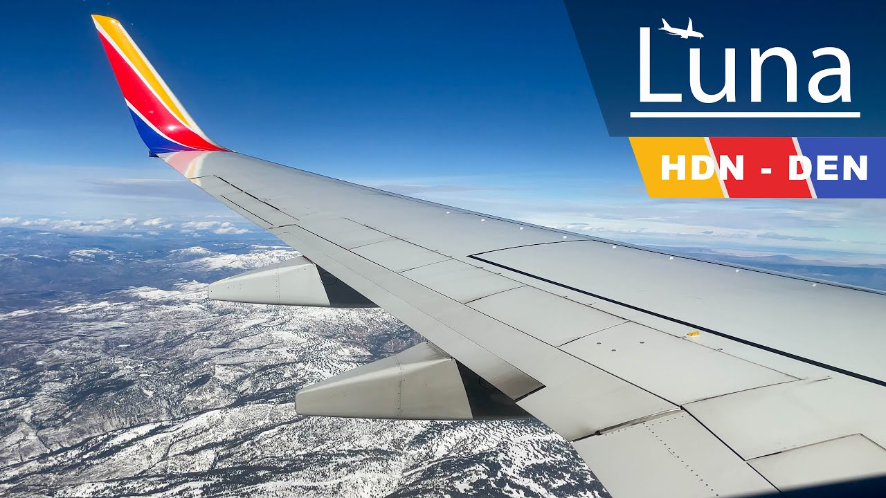 Full Flight Southwest Airlines Boeing 737700 Flight from Steamboat
