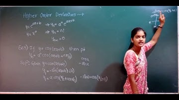 B Sc I Sem :Mathematics:Paper I:unit 4:Higher Order Derivatives:Part 2:By.Miss.Krutika Lakkannavar.