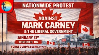 Nationwide Protest Against Mark Carney & Liberal Government LIVE in Toronto