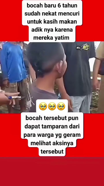 Anak yatim nekat mencuri demi kasih makan adik nya #masukberanda #fypyoutube #shortvideo #shorts