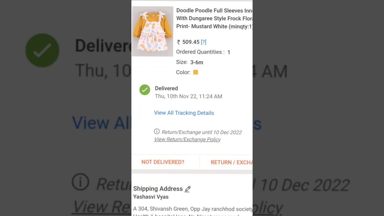 What I ordered vs what I got|| Babyhug kids dress Review | 