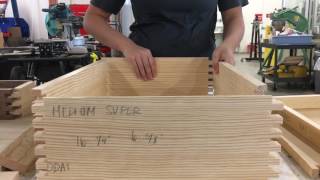 Senior Project 2017 with Amy Shoch. 10 Frame Langstroth Beehive.