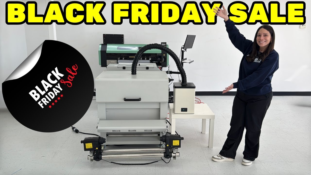 BLACK FRIDAY SALE ON OUR 24" COMPACT DTF SHAKERS WITH POWDER RECIRCULATION