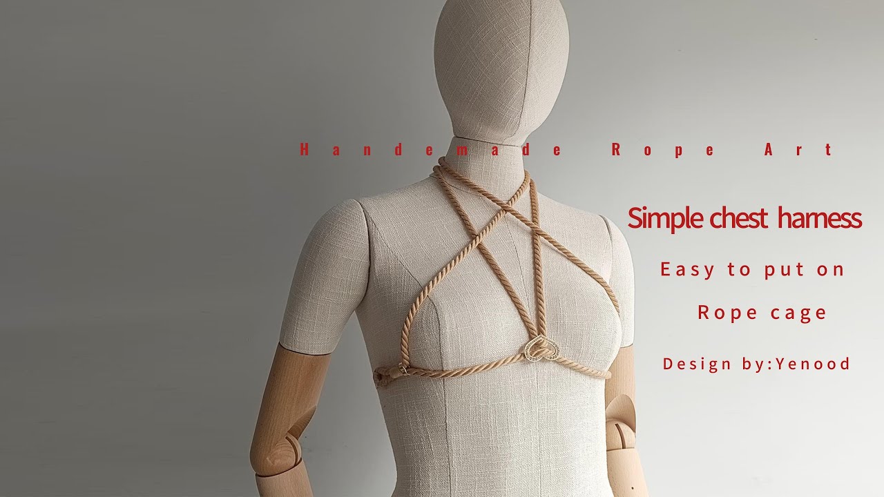 How to make a simple chest harness top?