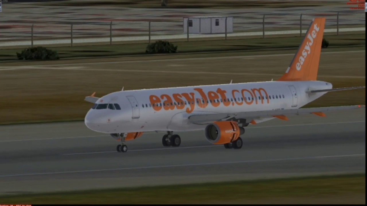 [FSX] EasyJet A320 | Landing at Gatwick | Aerosoft Airbus X - YouTube
