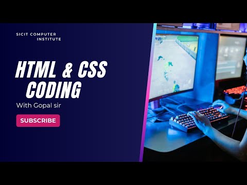 Create a Table in HTML and CSS in NOTEPAD ++ - YouTube