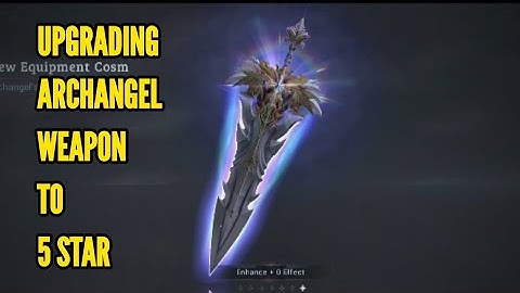 MU ORIGIN 3 ASIA | UPGRADING ARCHANGEL WEAPON TO 5 STAR