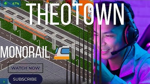 Monorail   ||    I build  Monorail in Theotown  City   ||#theotown #buildgame #theotownbuild2