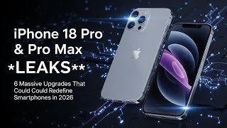 Top Tech Expert Reveals 6 Game-Changing Iphone 18 Pro Features