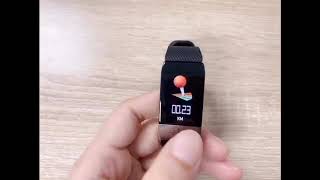 T1 Unique features smart band bracelet Body temperature measurement