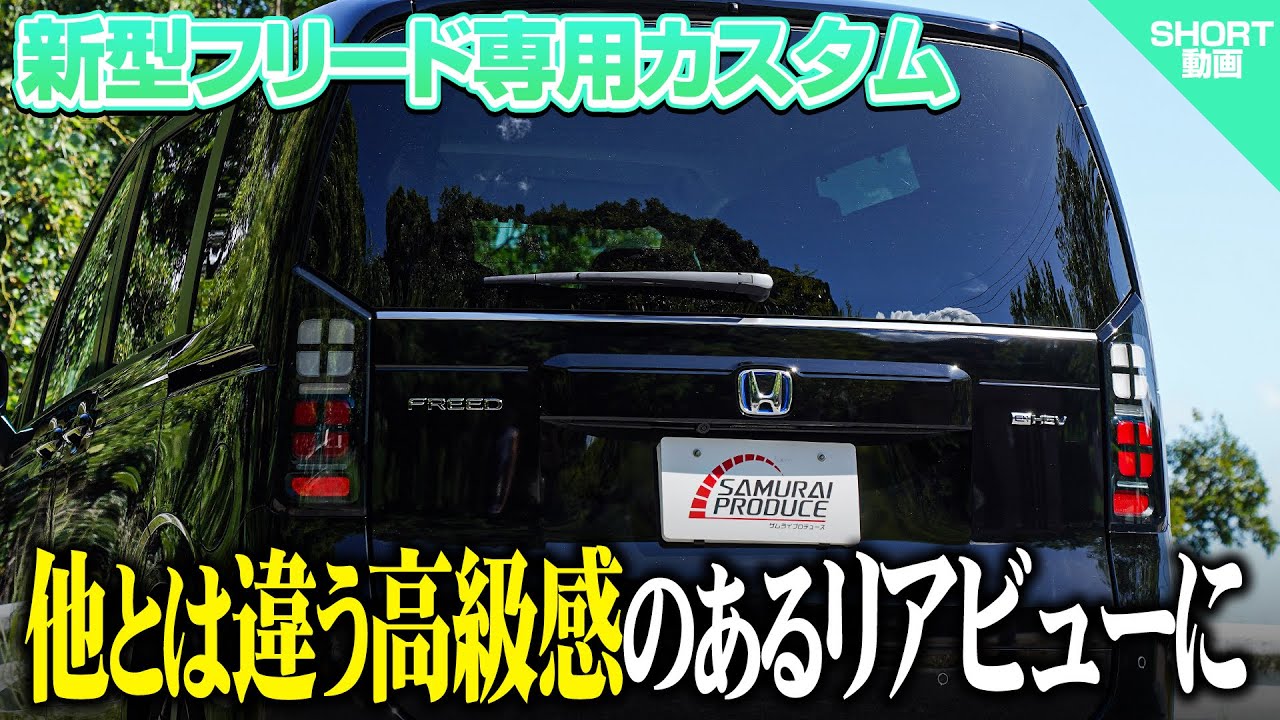 新型フリード GT系 エアー クロスター バックドアガーニッシュ 1P