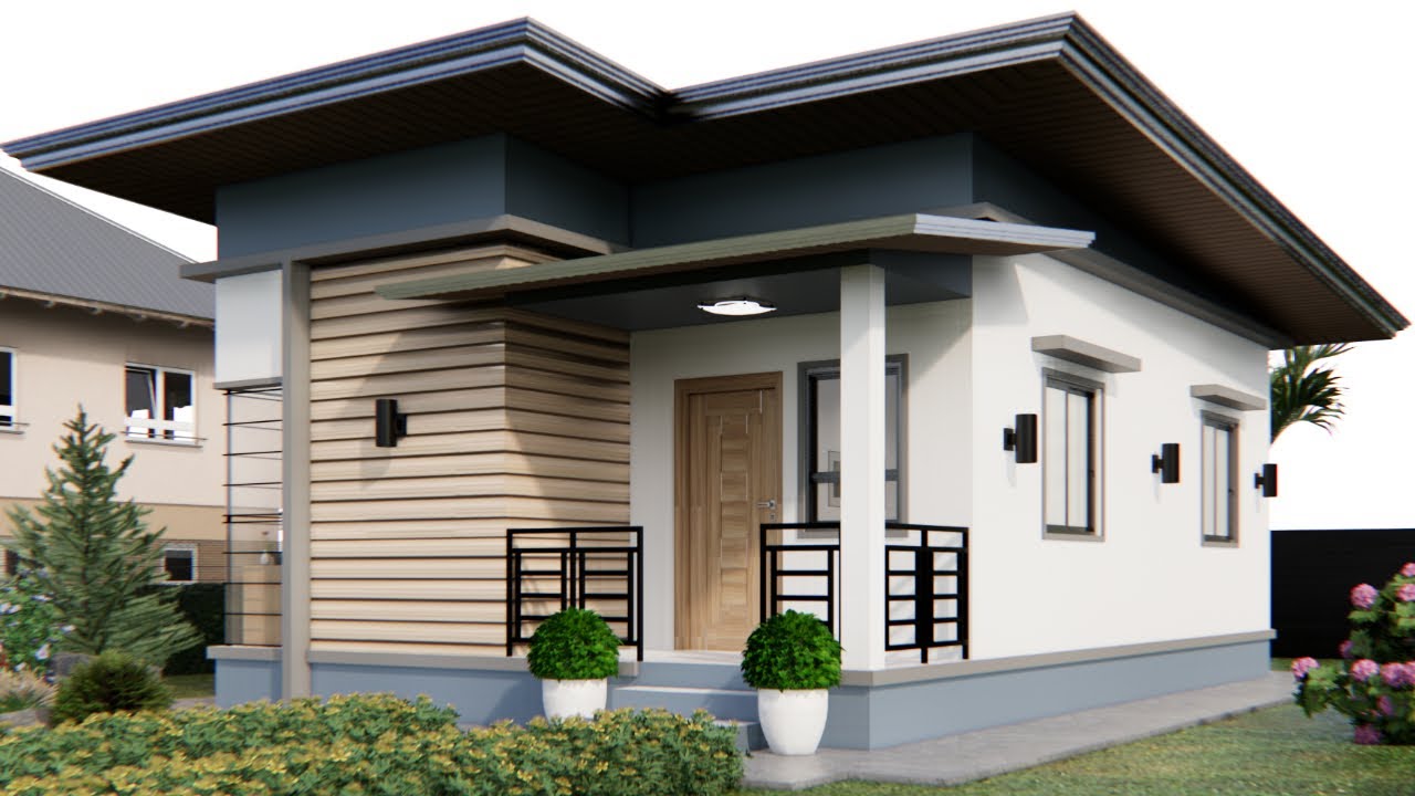 small-house-design-with-2-bedrooms-6-meters-by-9-meters-youtube