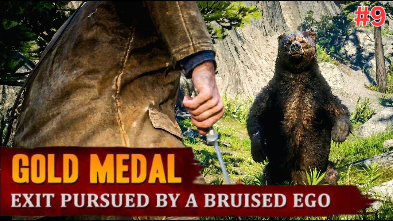 Red Dead Redemption 2: Mission #9 Exit Pursued by a Bruised Ego | Chapter 2 | Gold Medal | RDR2
