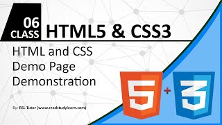 HTML and CSS Tutorial For Beginners  - 2017 - Web Designing Course - Part - 06 - Urdu - Hindi
