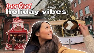 🎄 exploring toronto christmas markets alone & honest chat about holidays | holiday vlog