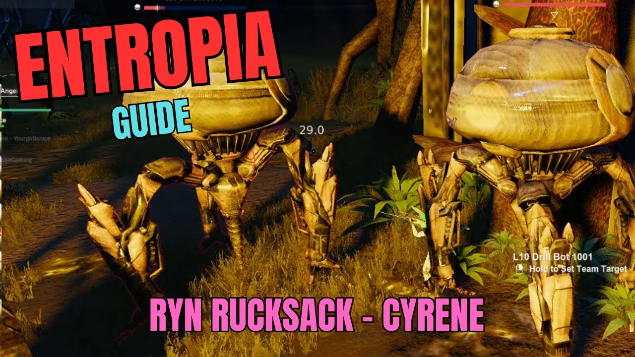 Entropia - Guide - Ryn Rucksack Drillbot run with EntropiaUniverseGaming