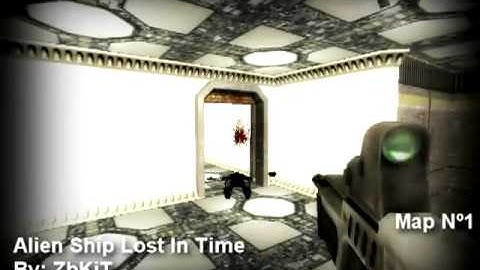 FPS Creator X9 Game - Alien Ship Lost In Space, Map Nº1