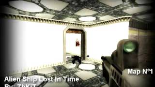 FPS Creator X9 Game - Alien Ship Lost In Space, Map Nº1