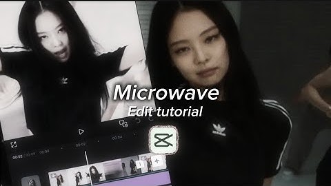 "Microwave" tiktok trend edit tutorial on CapCut #CapCut #tutorial #kpop