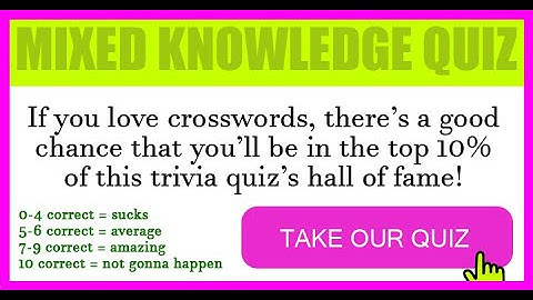 Test Your Knowledge: 10 Challenging Trivia Questions You Need to Try!