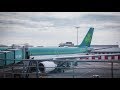 Aer Lingus Airbus A330-300 / Dublin to New York JFK  / 4K Video