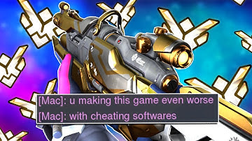 I changed my name to "Cheater" and he thought I was Hacking on Widowmaker - Overwatch