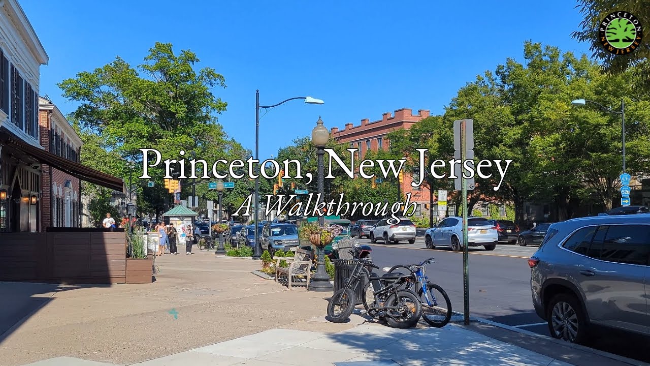 Walking Through Princeton, New Jersey [4K]