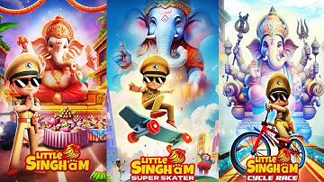 Little Singham, Little Singham Super Skater, Little Singham Cycle Race Gameplay 