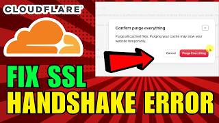 How To Fix SSL Handshake Error In Cloudflare (2026) (New Update)