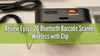 Review Eyoyo 2D Bluetooth Barcode Scanner Wireless with Clip, 2000mAh Battery with Level Indicator,
