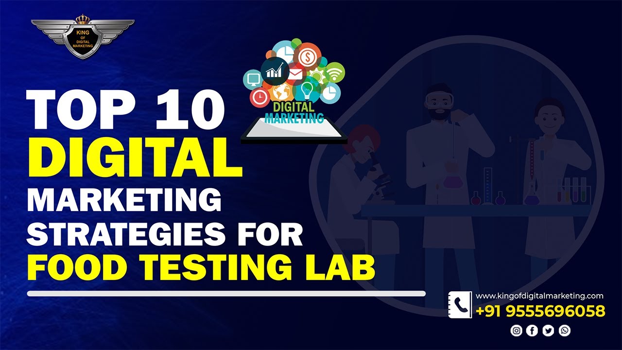 Digital Marketing for Food Testing Lab, SEO, SMM, PPC, Social Media for Food Testing Lab YouTube