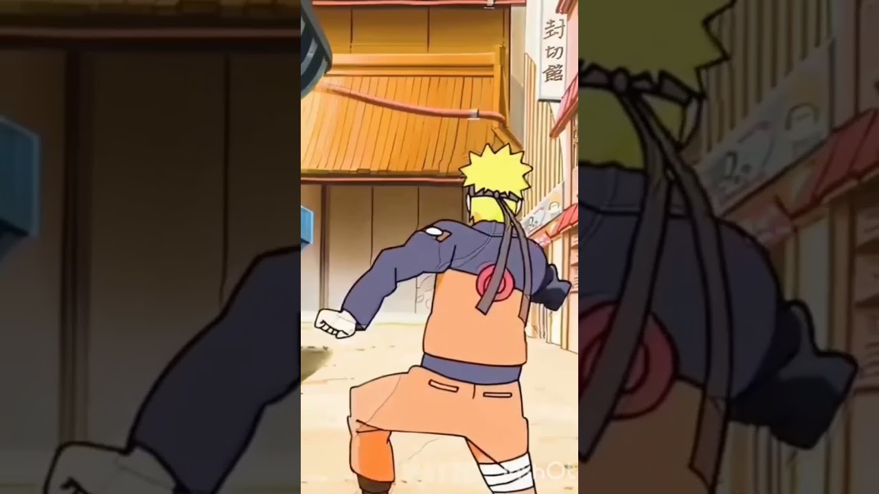 Naruto and his cute walk 😻