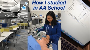 How I studied in AA school- Anesthesiologist Assistant, Anki
