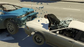 No Seatbelt Car Crashes #1 - GTA 4 (Euphoria Ragdolls)