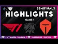 T1 vs TES Highlights Game 1 | Worlds 2025 Semifinals | T1 vs ⁠Top Esports by Onivia