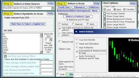 Ramp Chart Pattern Recognition Scanner Demo Video
