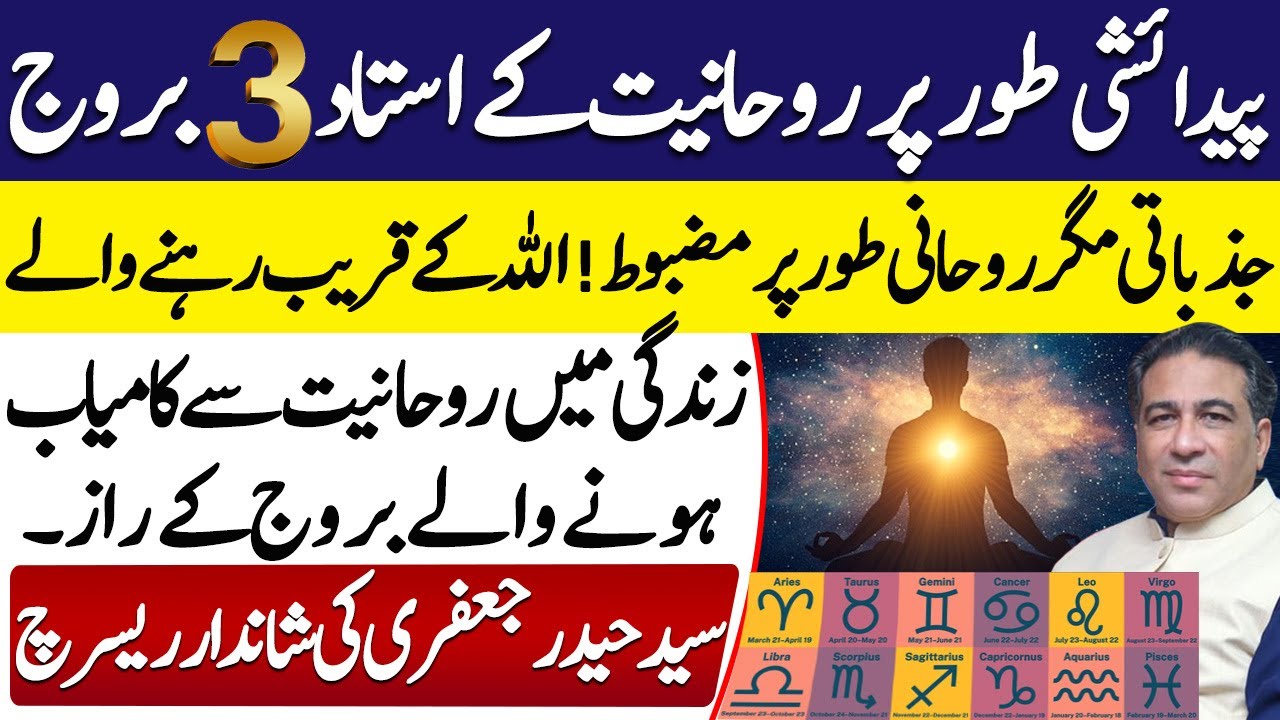 3 Most Spiritually Powerful Zodiacs | Astrologer Syed Haider Jafri | Falak Sheikh Official
