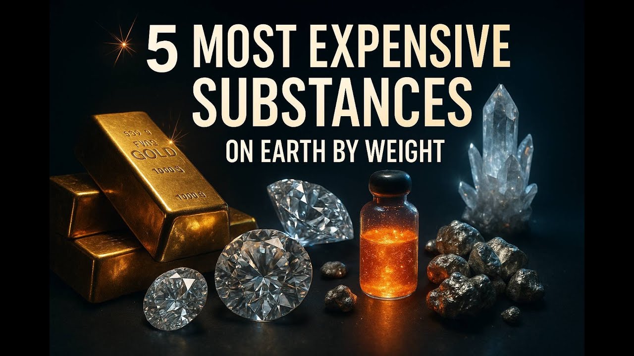 5 MOST EXPENSIVE Substances on Earth by Weight 💎 