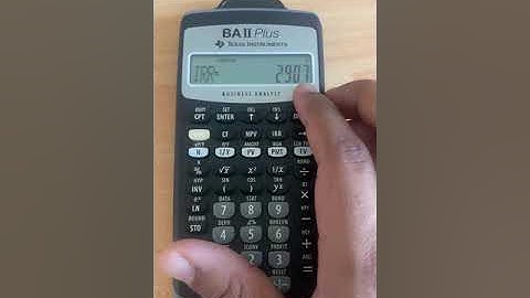 FIN430 Capital Budgeting Calculate IRR Part 4/7