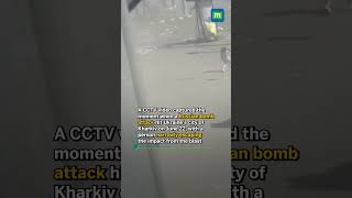 Bystander Narrowly Escapes Russian Strike In Kharkiv Ukraine