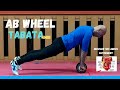 AB WHEEL mode TABATA (7 exercices pour travailler vos abdos autrement sur 4 min)