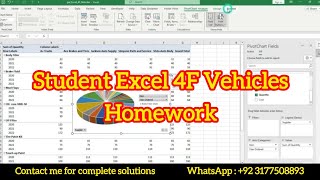 Student Excel 4F Vehicles | Excel 4F Vehicles ( Homework ) ( Pc And Mac )