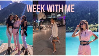 week with me #8 || неделя моды, поездка на Иссык, колледж