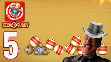 Kick the Buddy - Android Gameplay Walkthrough Part 4 - Cylinder Blast Gameplay (iOS, Android)