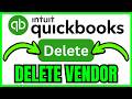 How To DELETE A VENDOR In QuickBooks Online (QUICK &amp; EASY) 2026