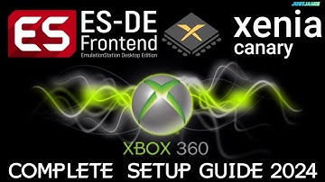 EmulationStation DE ☆ Xenia Canary Emulator Setup Guide #emulationstation #xbox360 #xenia