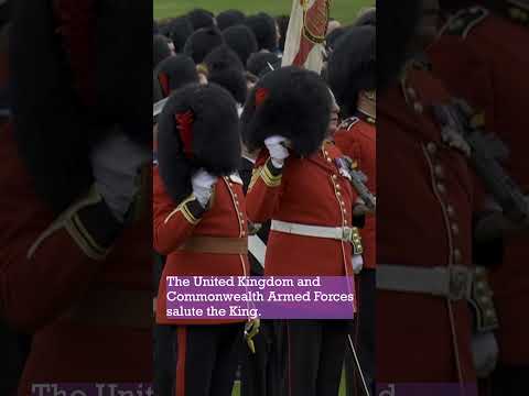 Armed forces salute the king | king's coronation