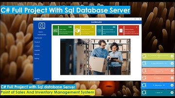 1. Point Of Sales And Inventory System Tutorial Part 1- Modern Flat UI,    Form - C#(Full Project).