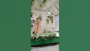 Iye iye cieee deket deketan 😭 pengantin di resein bocil 😂 #shorts